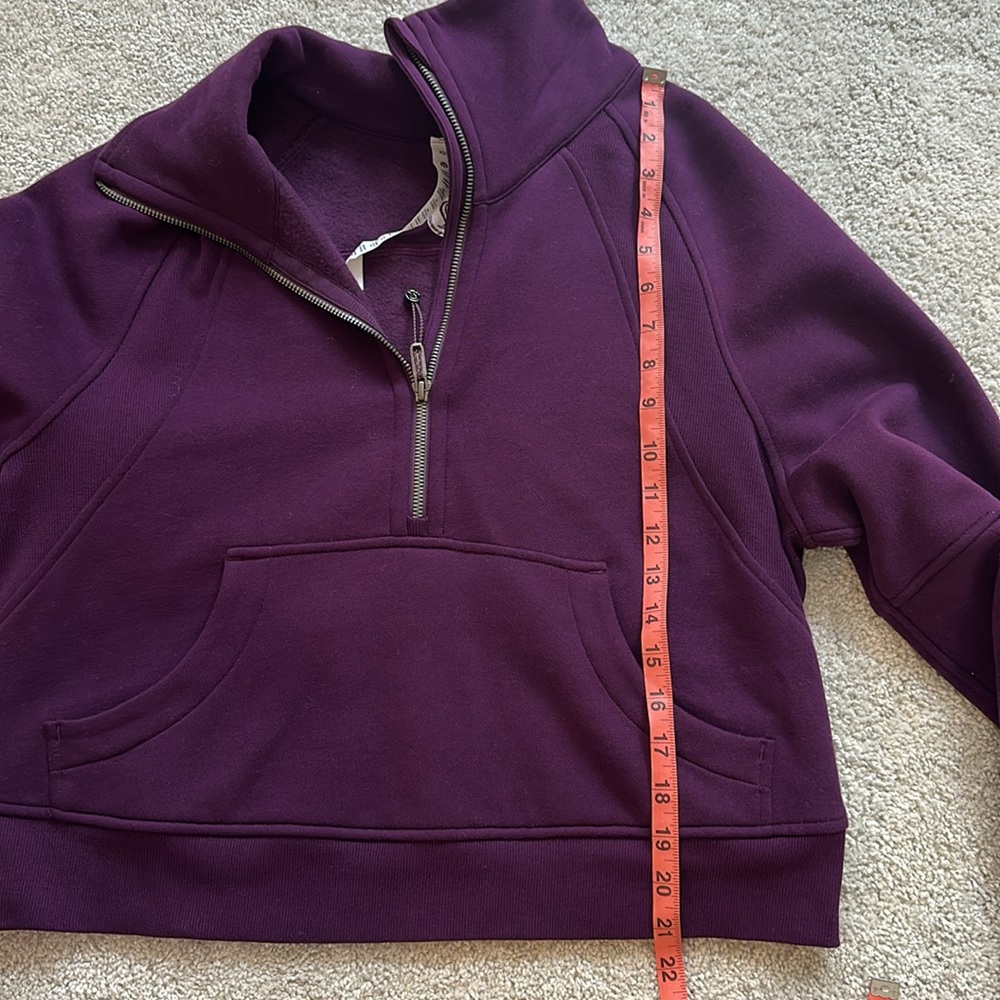 Lululemon Funnel Neck Half Zip Scuba - Picture 4 of 4